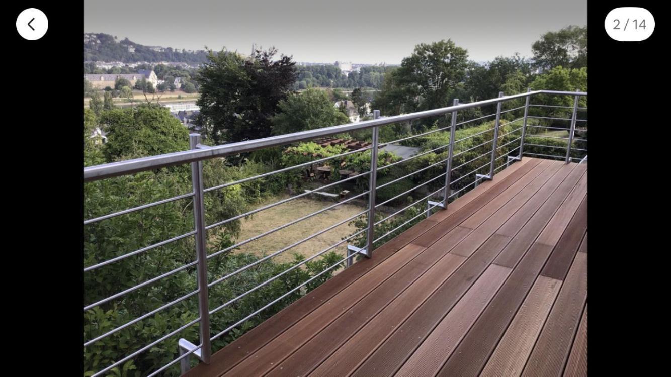 Aussichtszimmer Mit Modernem Glasbad Und Balkon Koblenz  Exterior photo